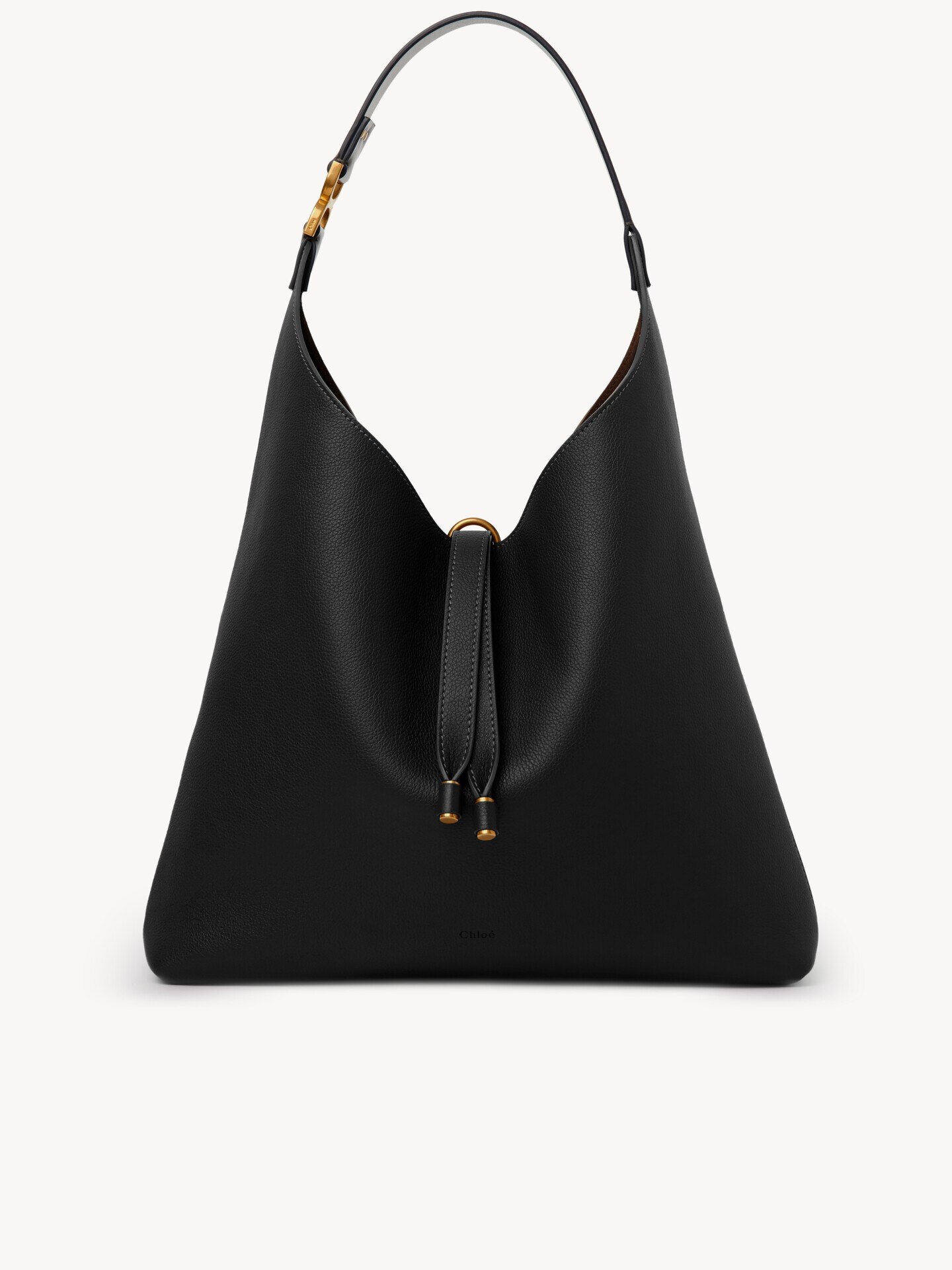 Marcie hobo bag in grained leather - 2