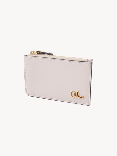 Small Chloé Iconic purse with card slots in grained leather