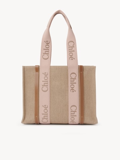 Bolso tote Woody de lino