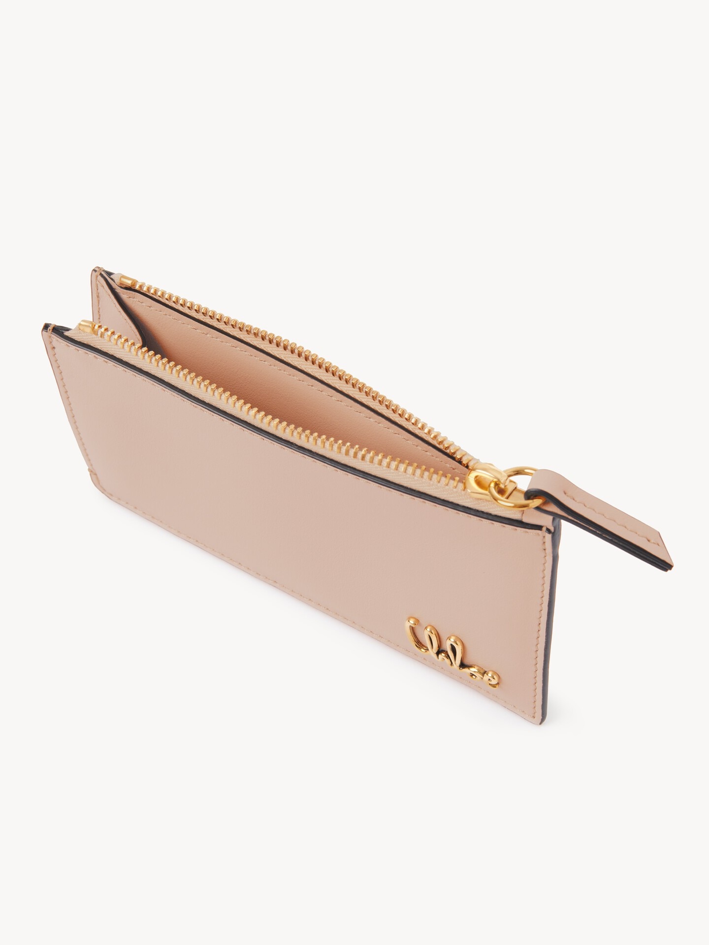 Small Chloé Iconic purse with card slots in grained leather - 5