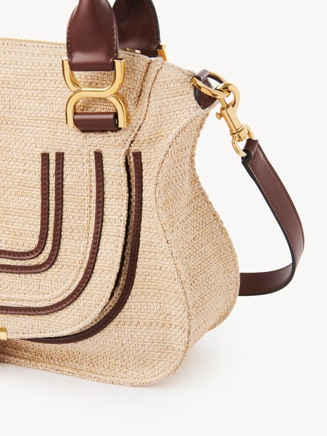 Bolso peque&ntilde;o Marcie de fibras de efecto rafia