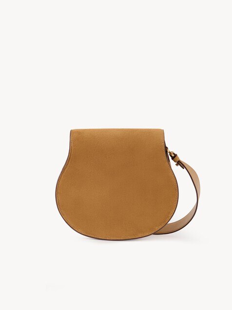 Marcie saddle bag in grained leather