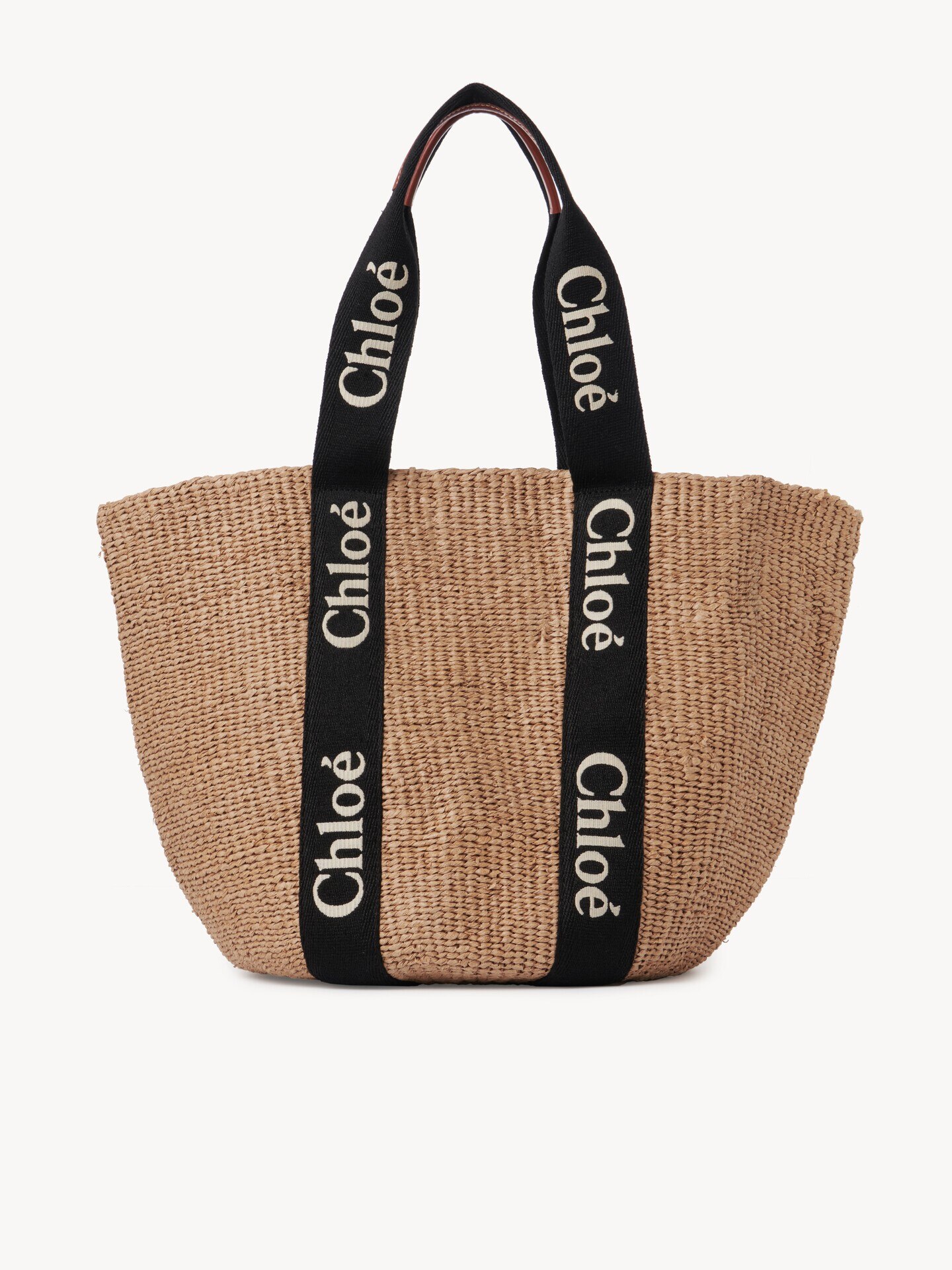 Large Woody basket in natural fibers - 5