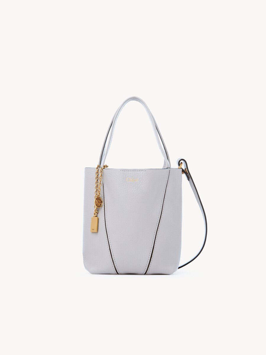 Bolso tote Chlo&eacute; Spin peque&ntilde;o de cuero granulado - 1
