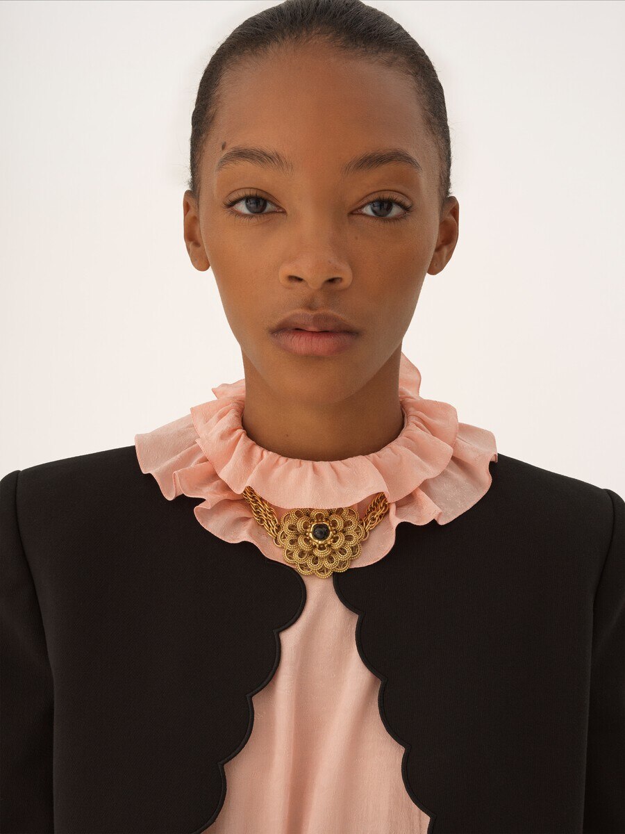 Cropped Spencer jacket in soft cavalry cotton - 7