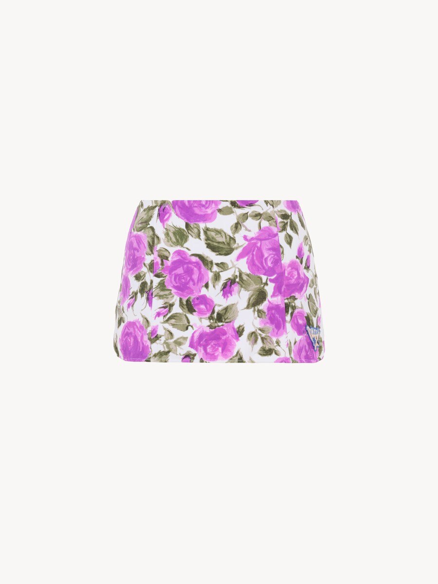 High-waisted swim skirt - 1