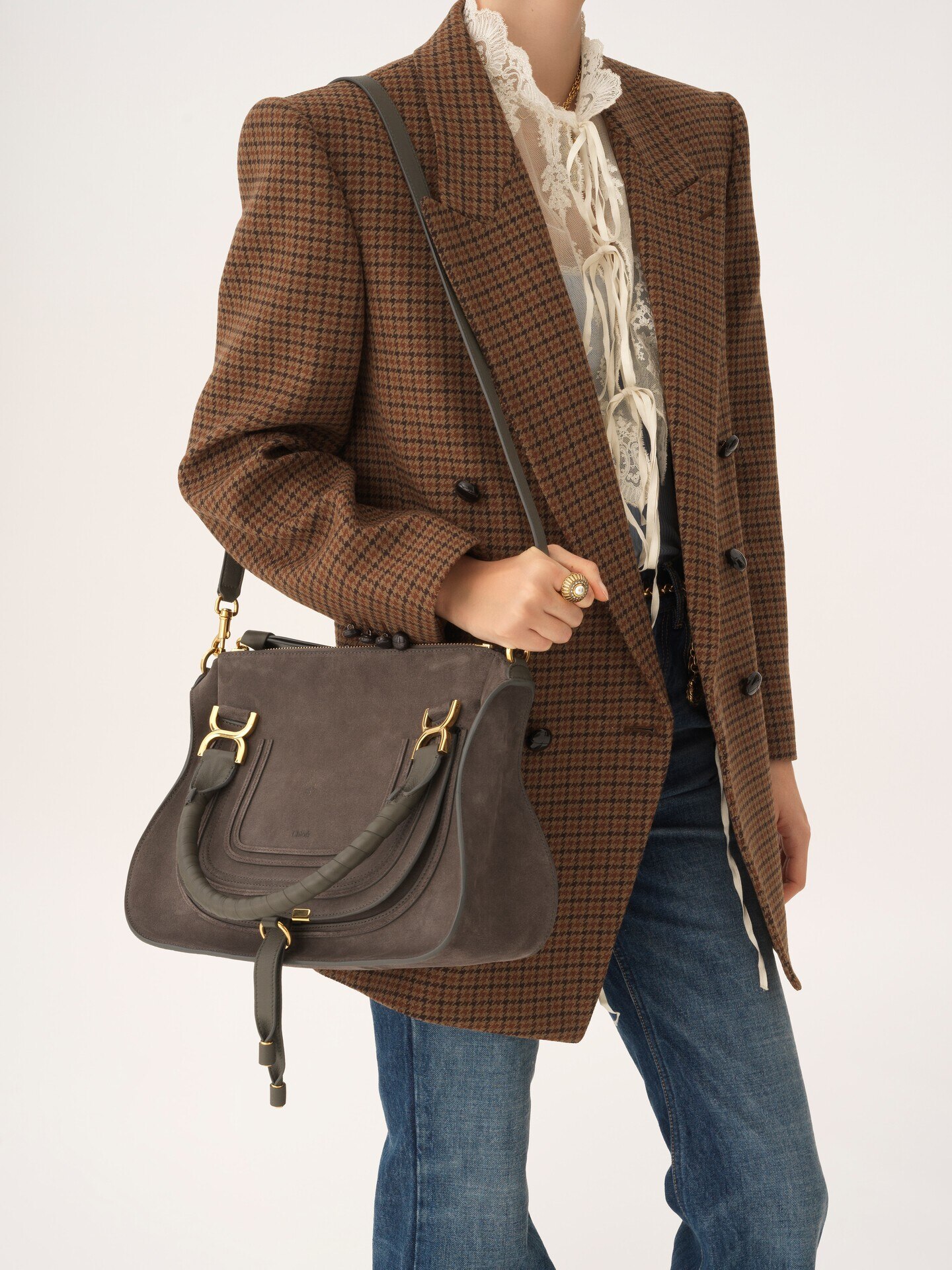 Marcie bag in suede leather - 4