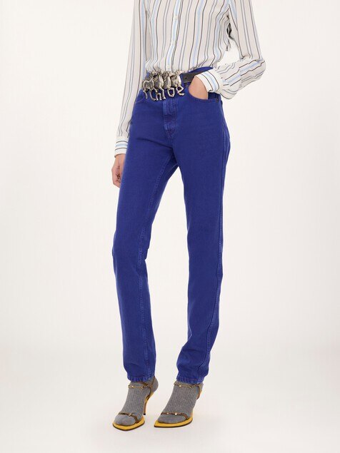 Vaqueros slim de tejido vaquero