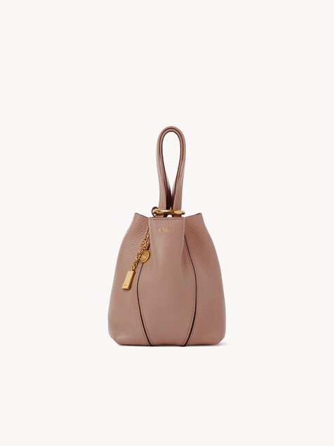 Small Chlo&eacute; Spin tote bag in grained leather