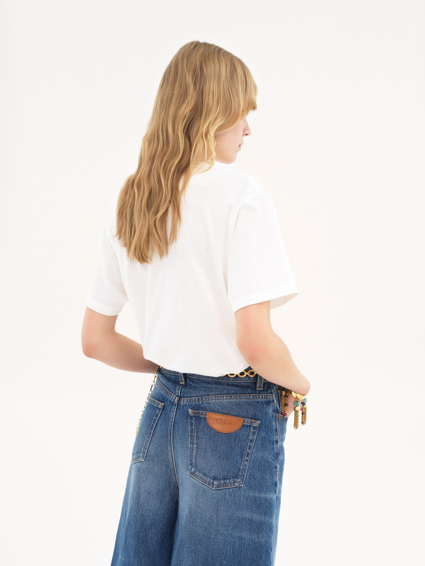 Oversized logo T-shirt in cotton jersey - 5