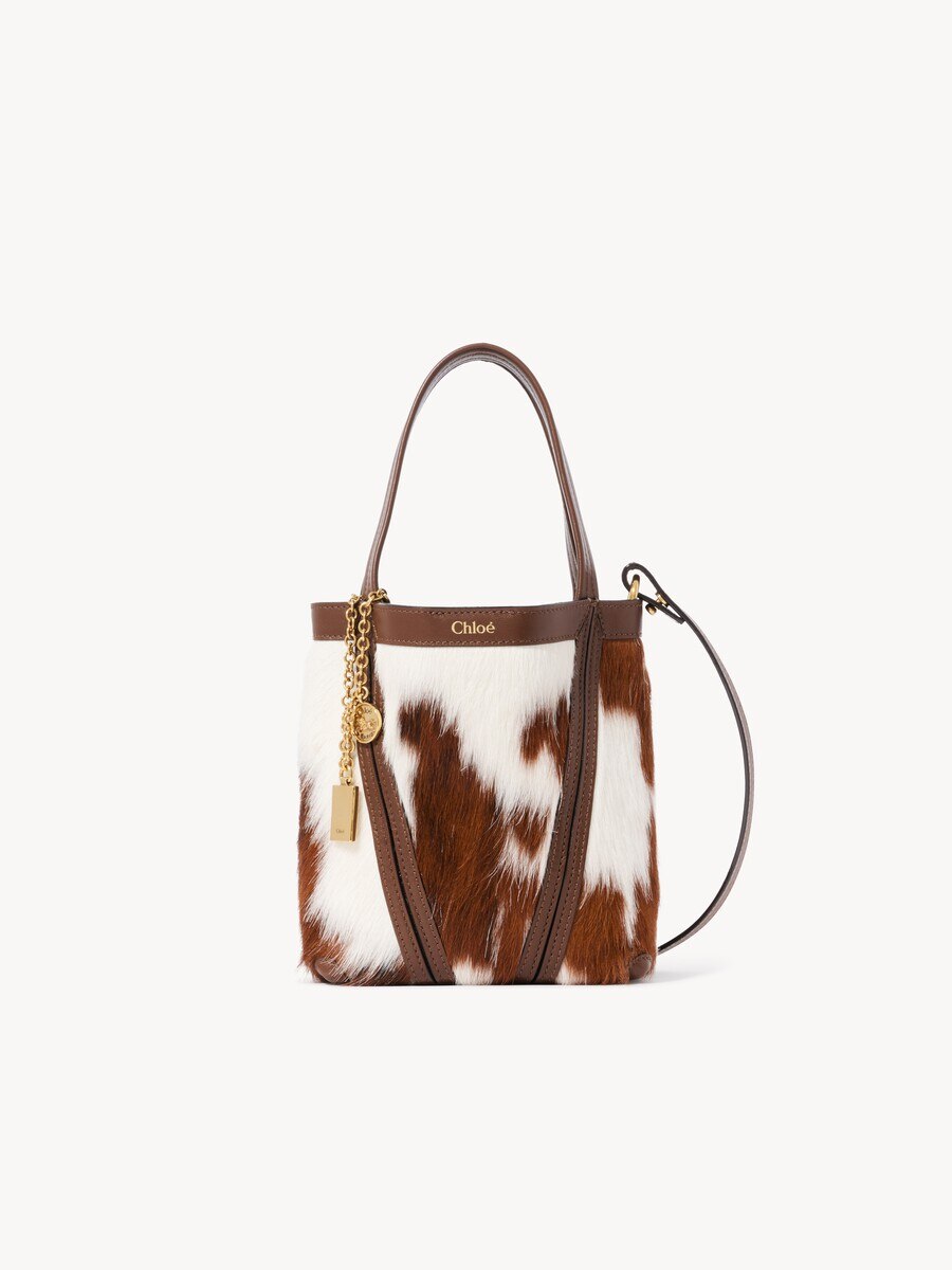 Small Chlo&eacute; Spin tote bag in hair-on leather - 2