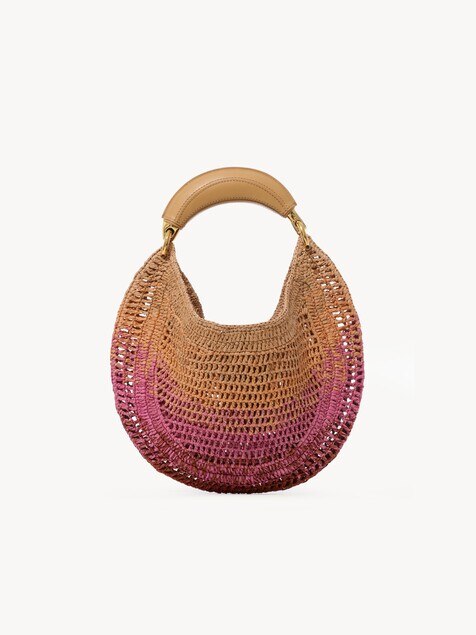 Bolso hobo Summer Banana de rafia