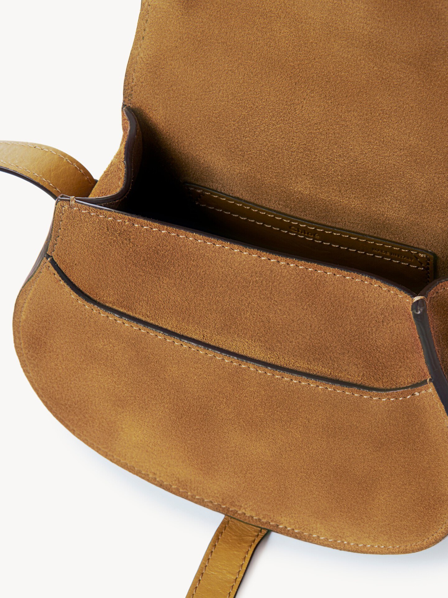 Bolso saddle peque&ntilde;o Marcie de ante - 6