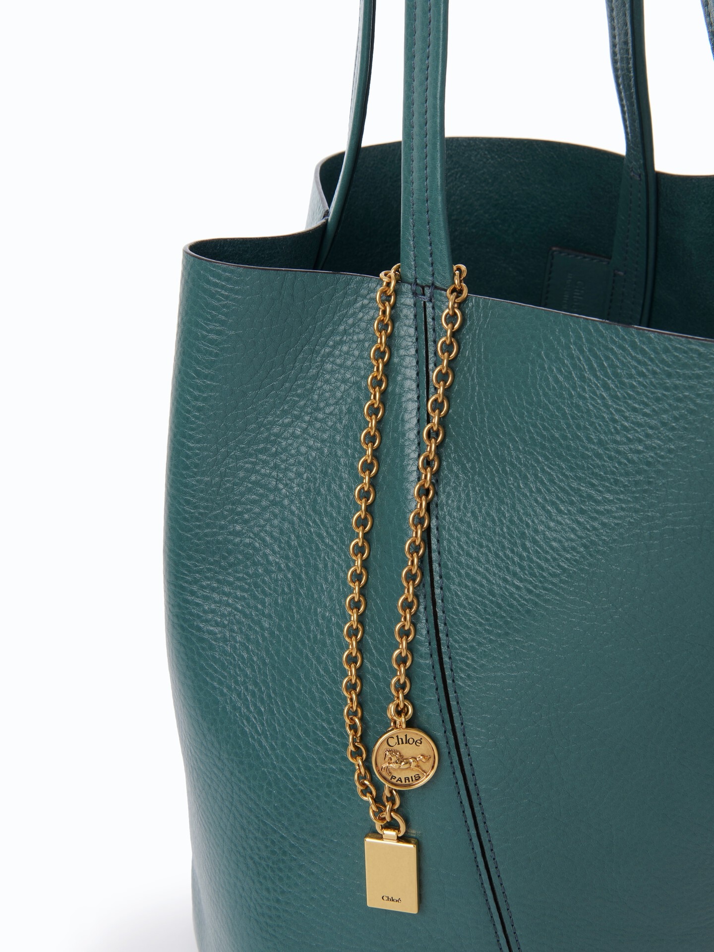 Chloé Spin tote bag in grained leather - 6