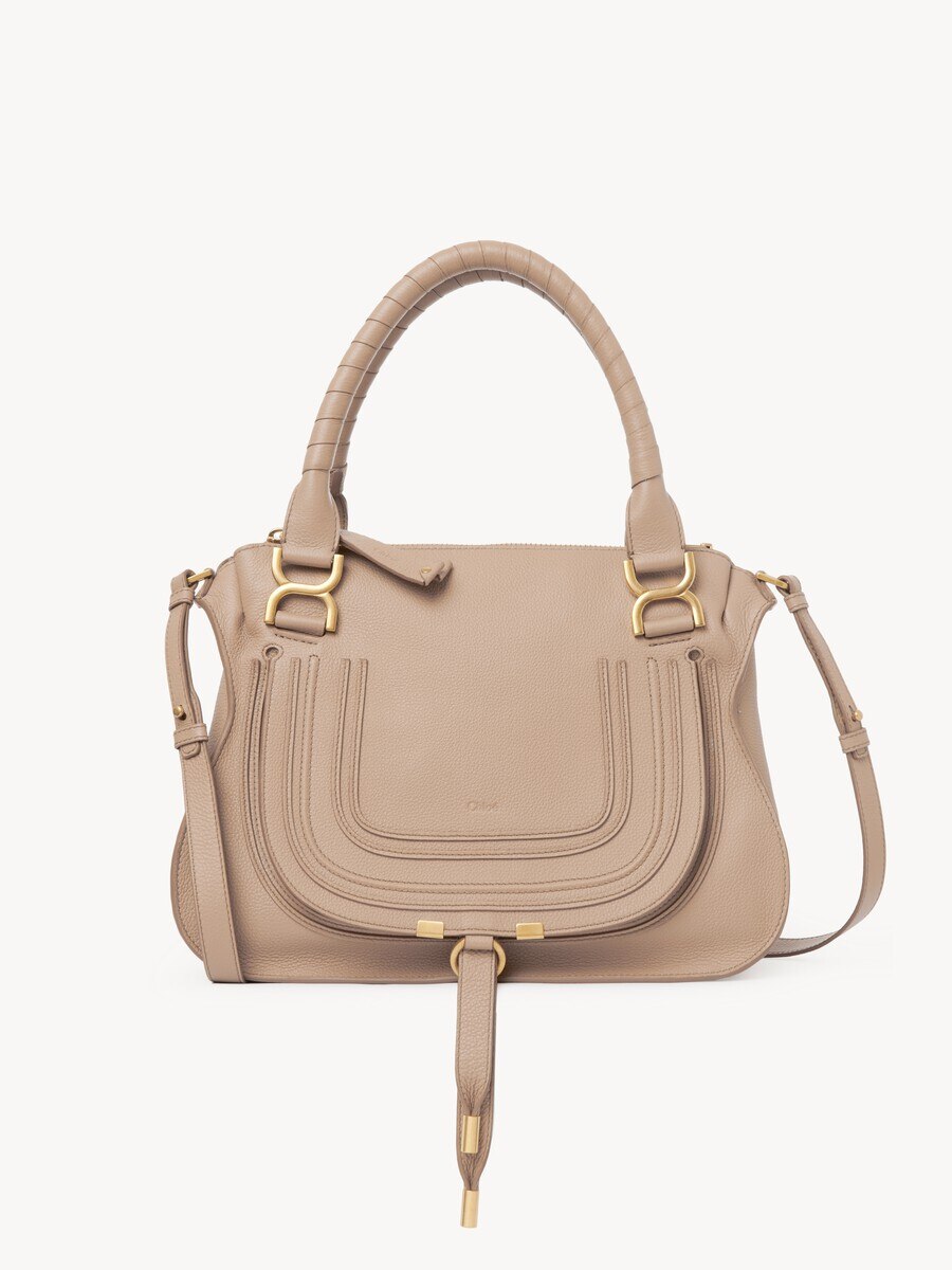 Small Marcie bag in grained leather - 1
