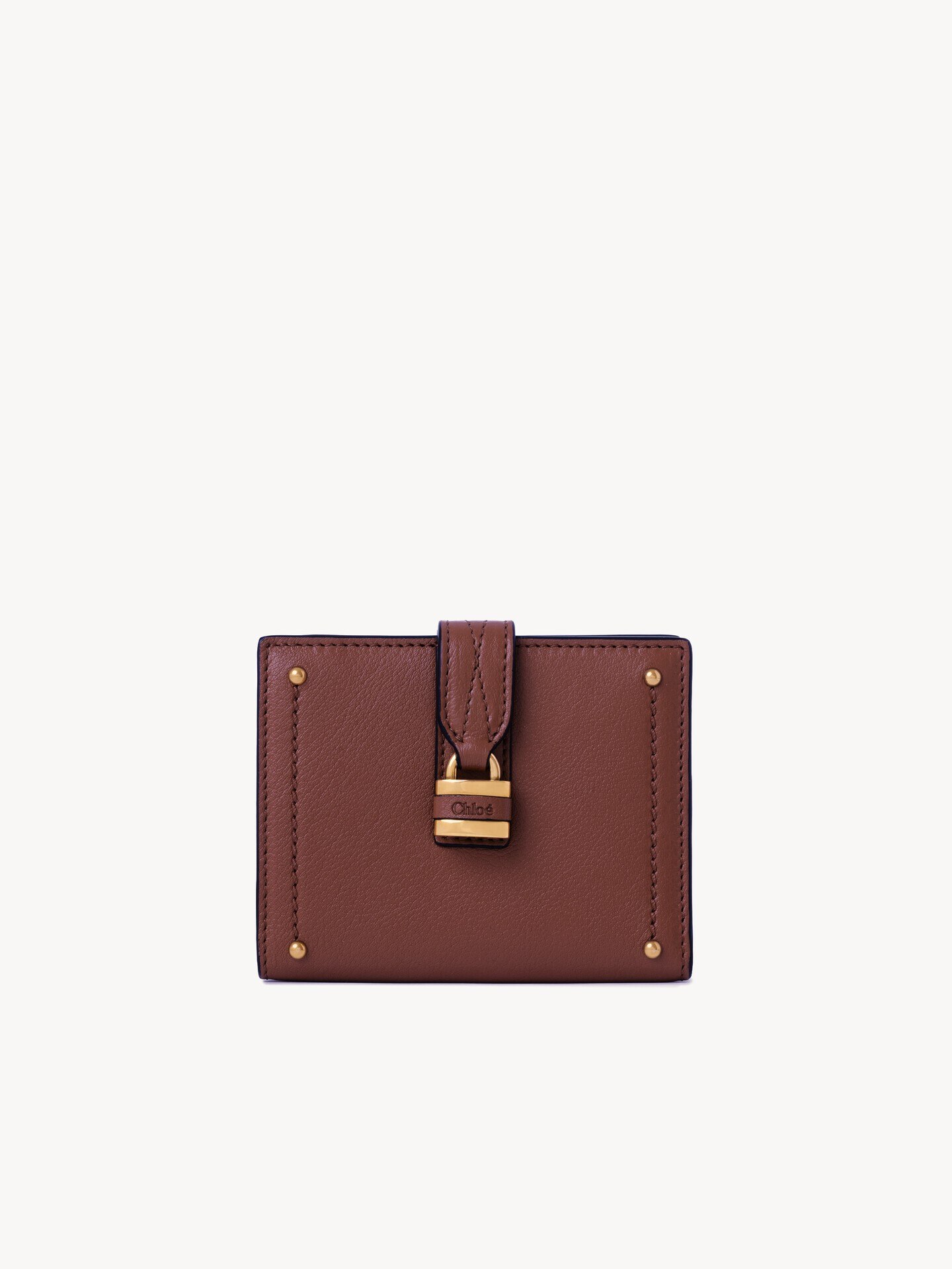 Paddington square wallet in grained leather - 2
