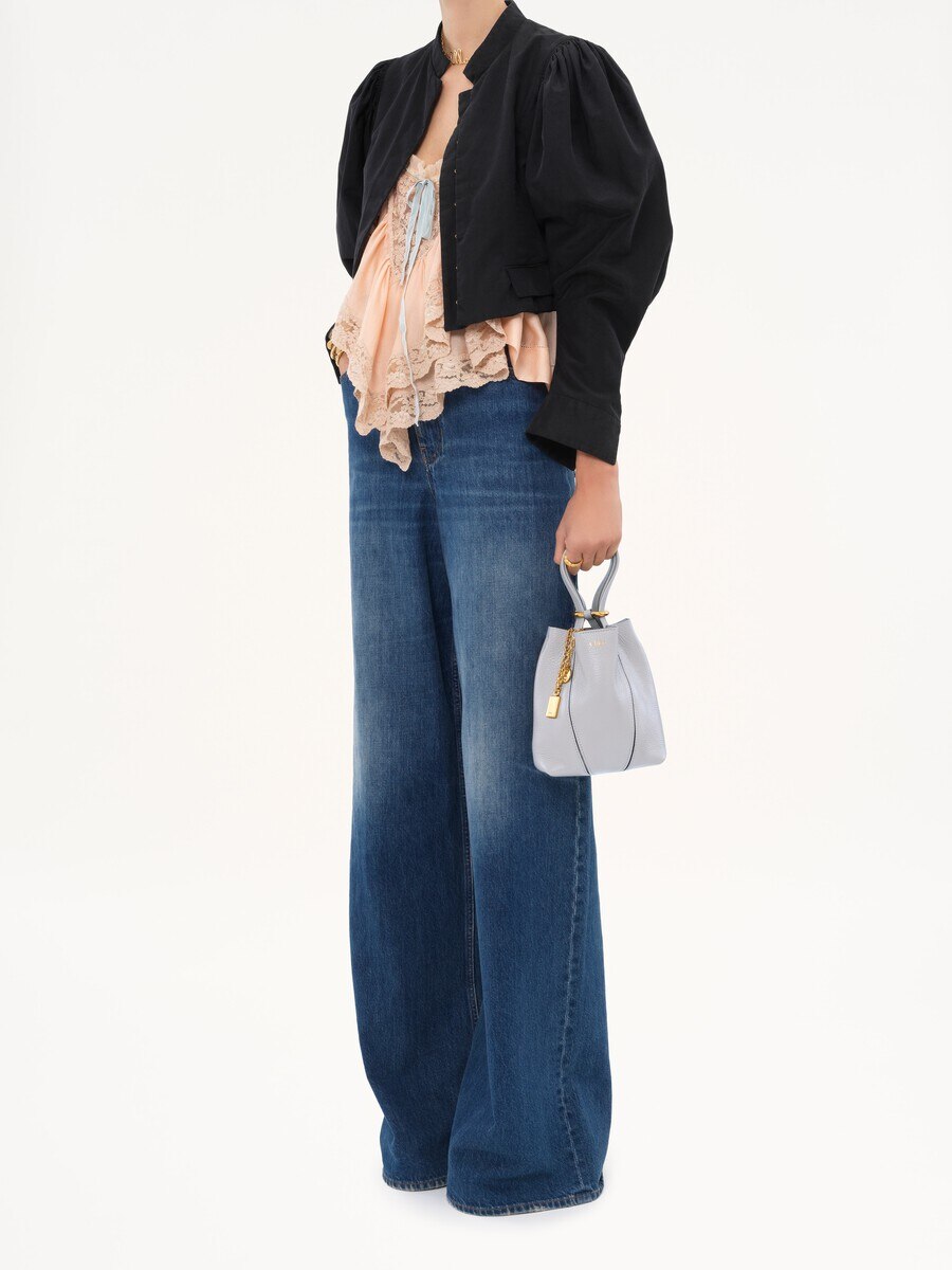 Bolso tote Chlo&eacute; Spin peque&ntilde;o de cuero granulado - 8