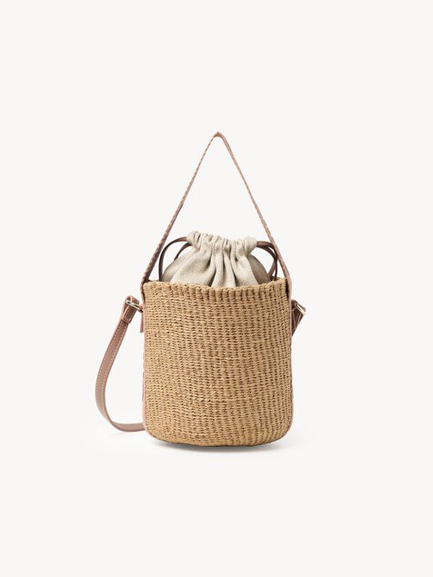 Small Woody basket in natural fibres
