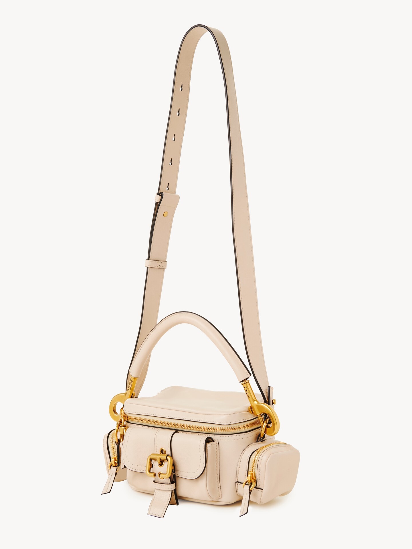 Small Camera bag in shiny leather - 4