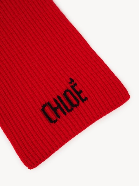 The Chlo&eacute; Joyful scarf in wool & cashmere