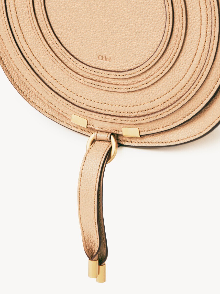 Bolso saddle Marcie de cuero granulado - 6