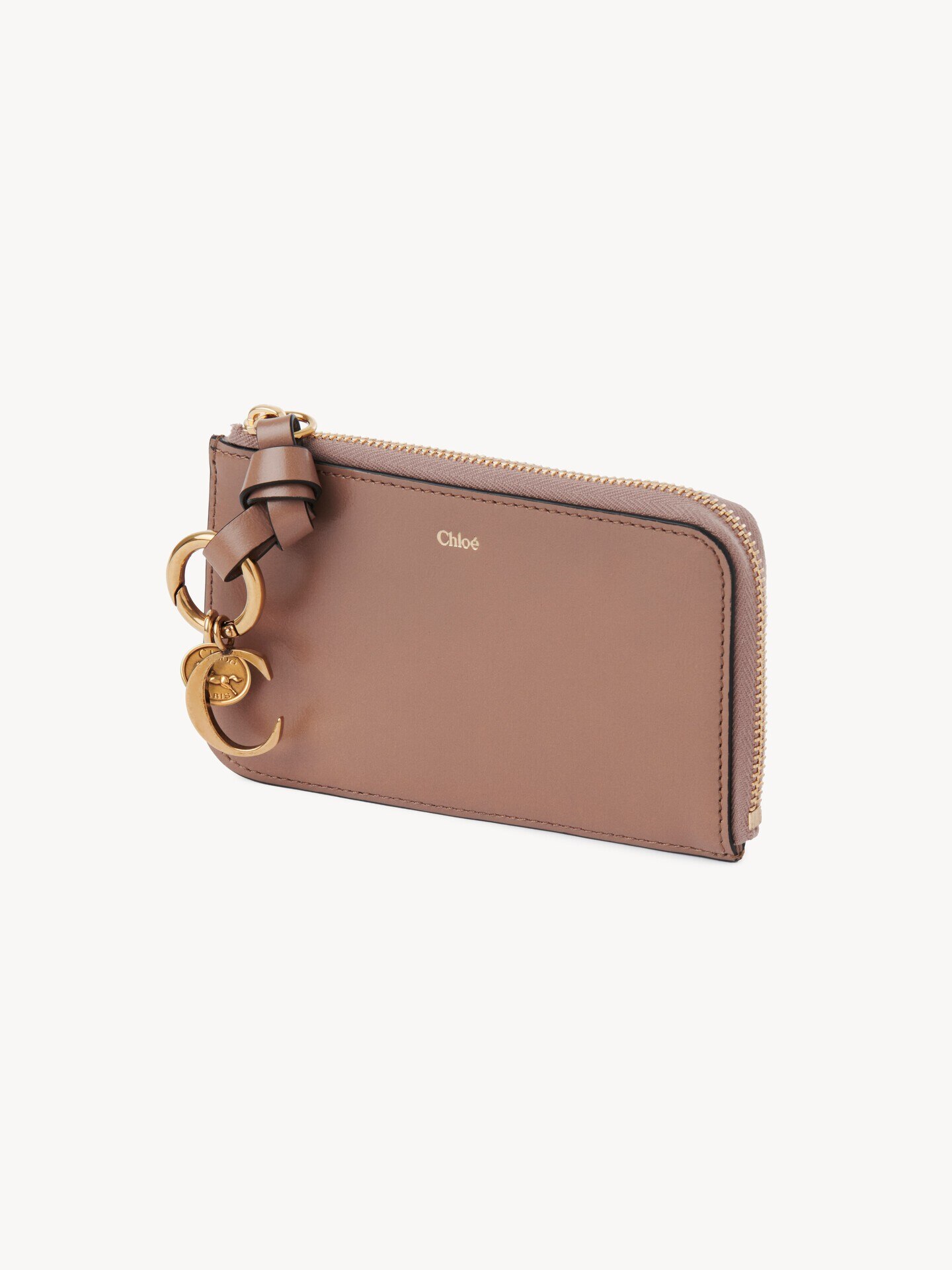 Alphabet wallet in shiny leather - 3