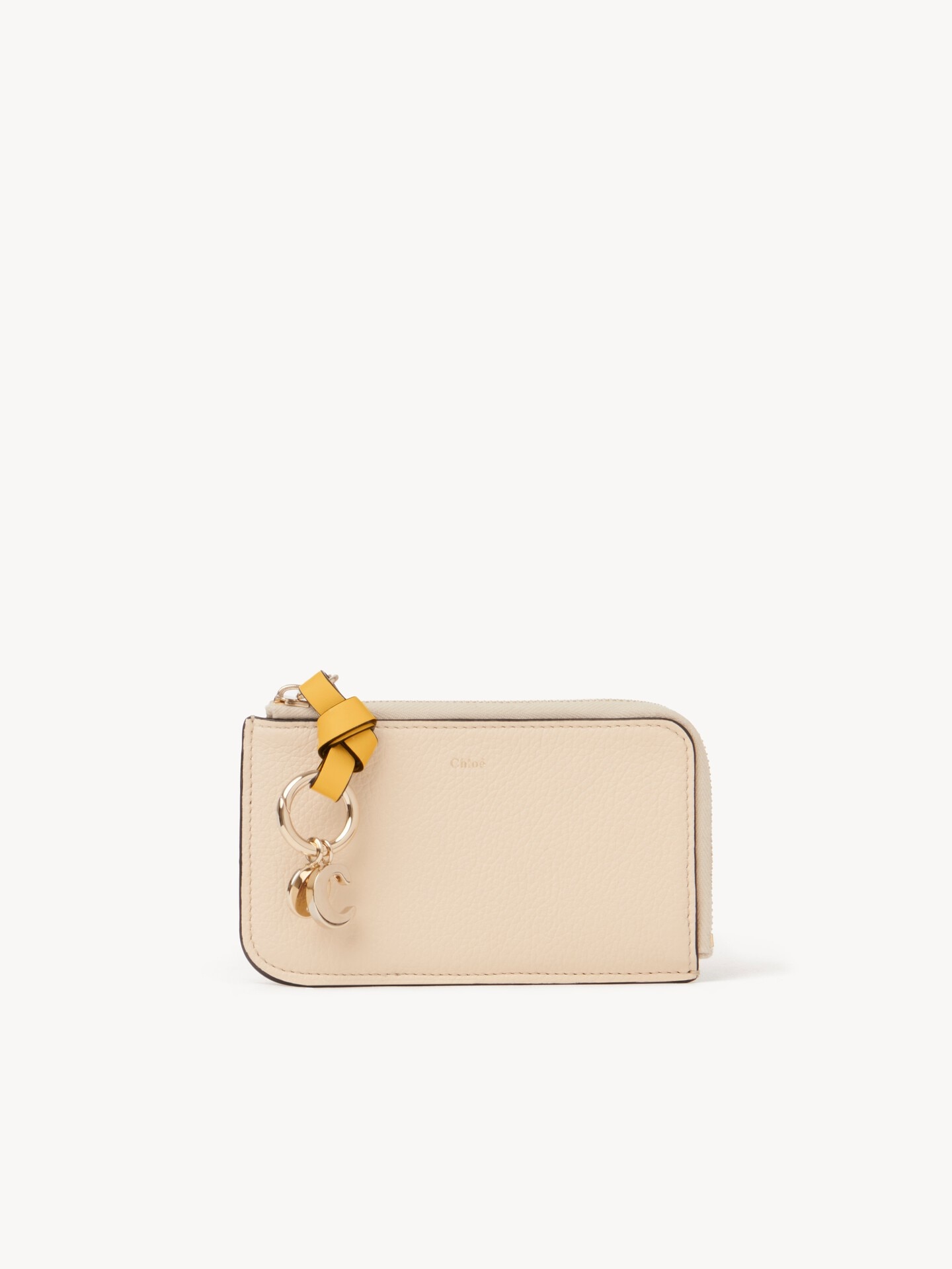 Alphabet purse in grained leather - 1