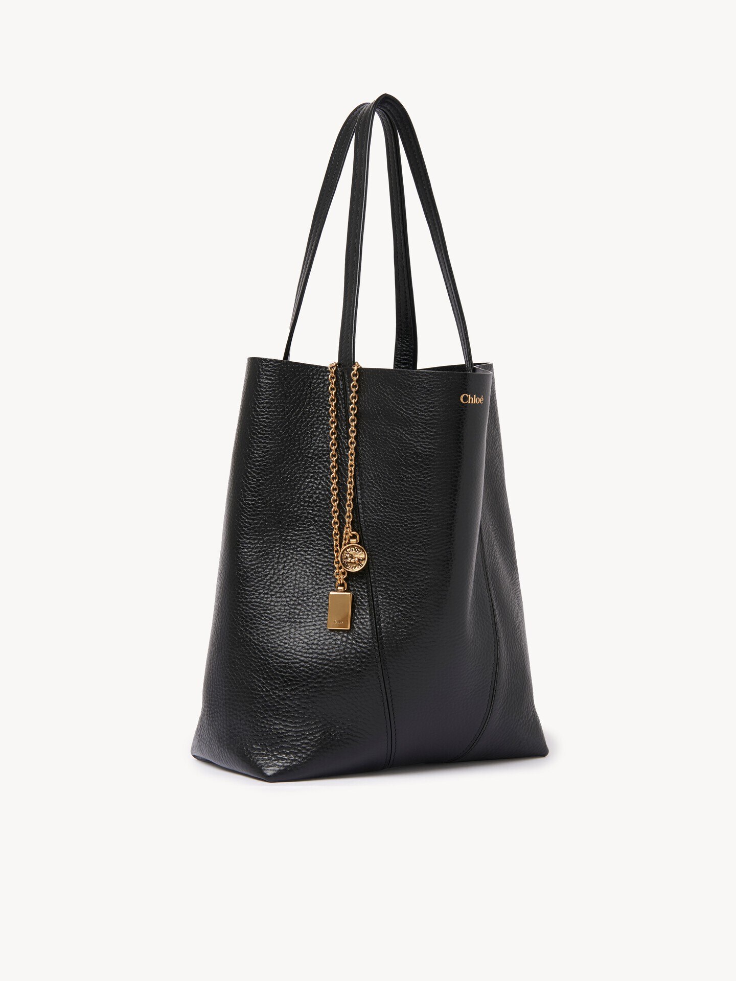 Chloé Spin tote bag in grained leather - 6