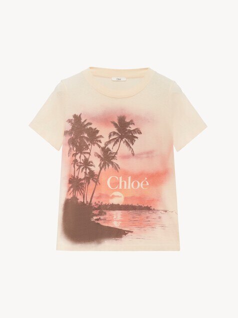 Baby fit logo T-shirt in cotton jersey