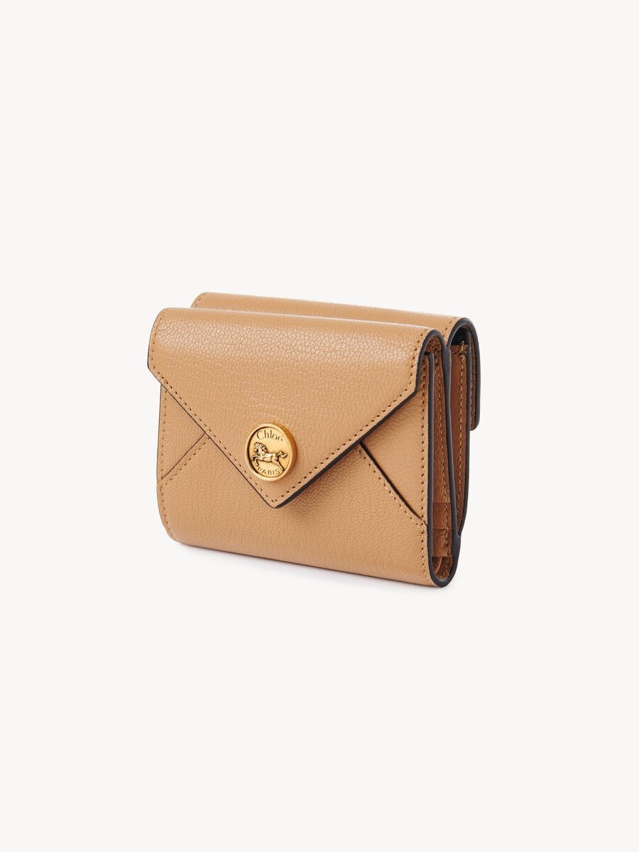Small Envelope tri-fold in grained leather - 3