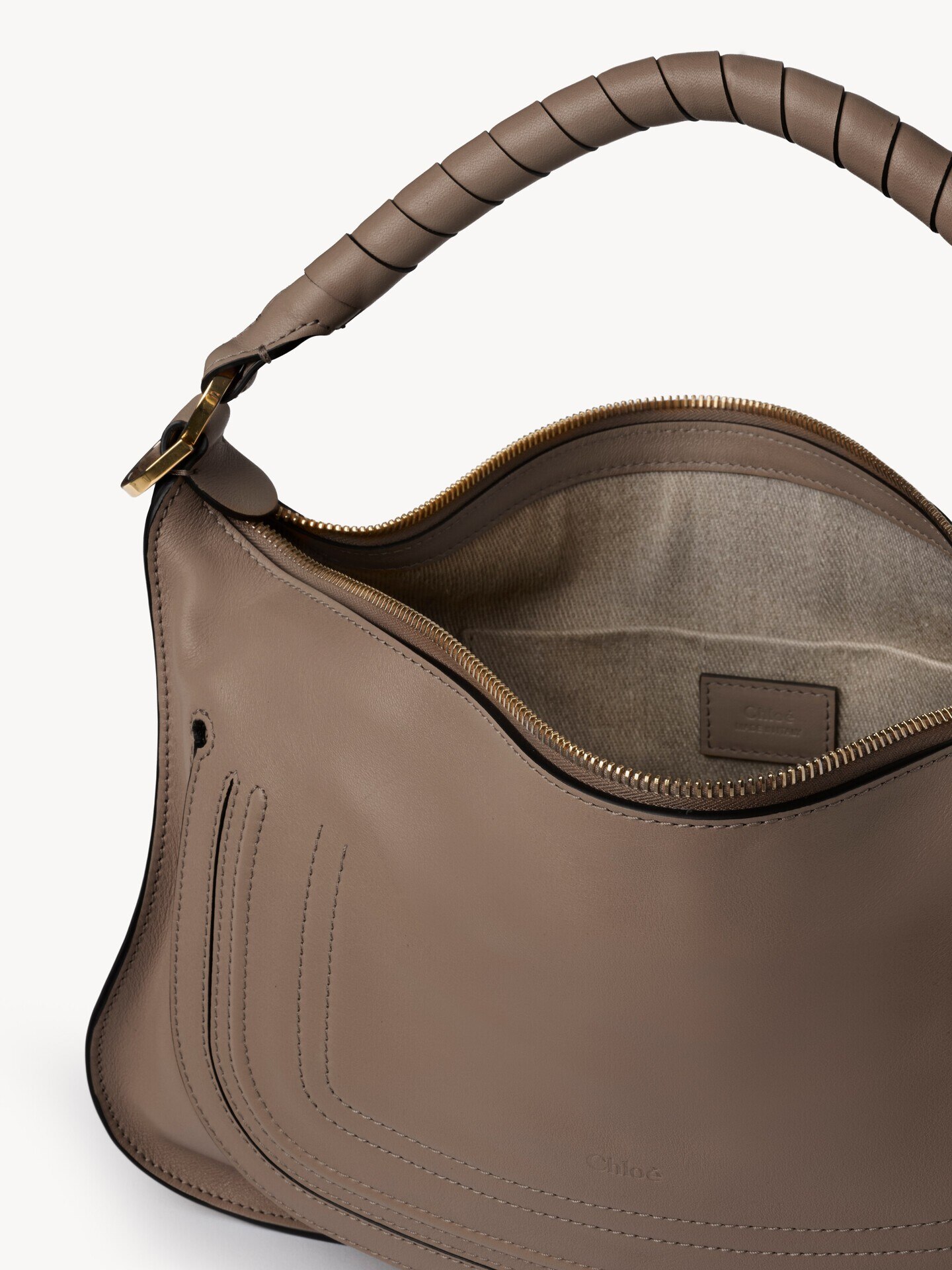 Bolso de hombro Marcie peque&ntilde;o de cuero suave - 5