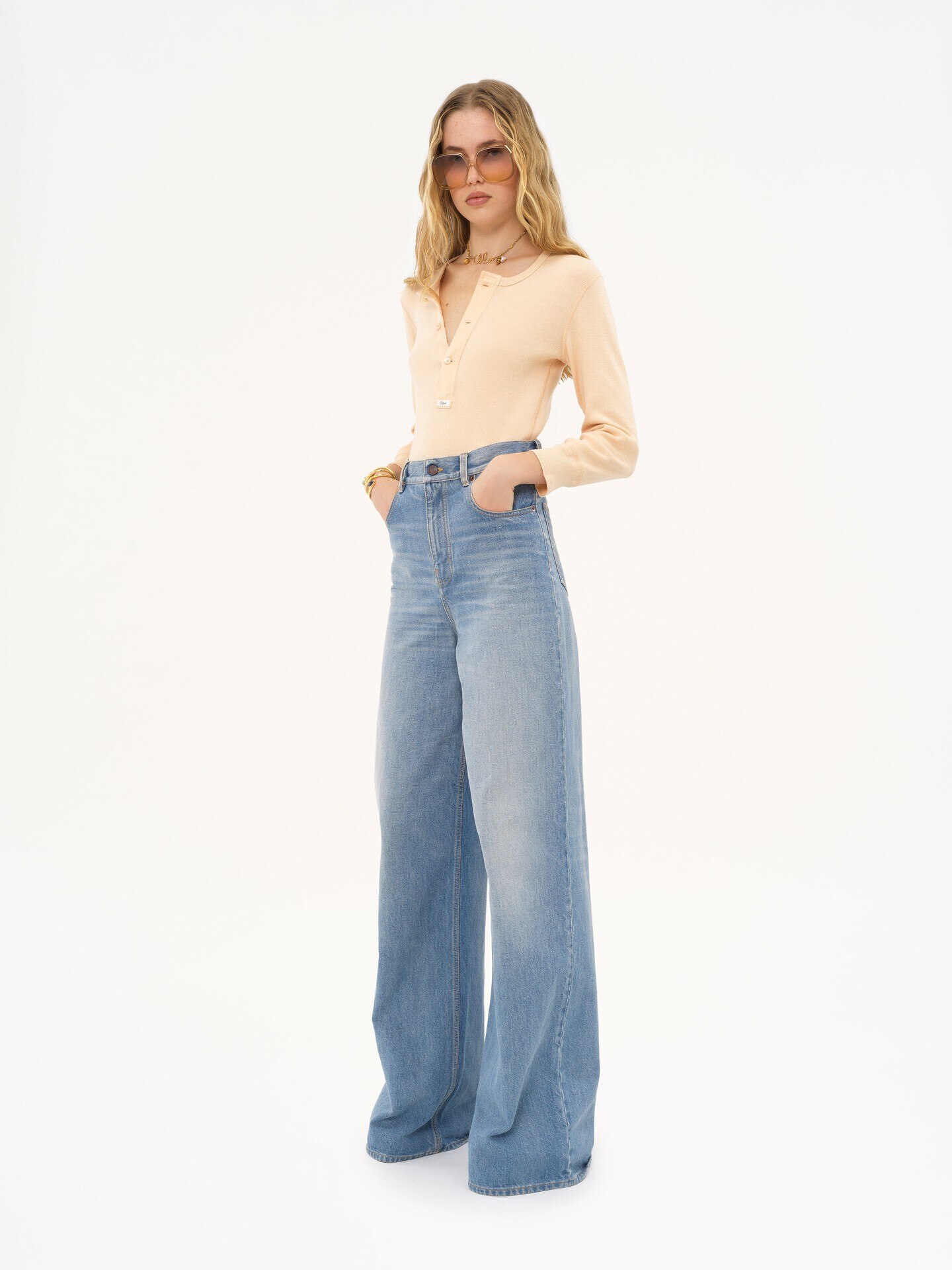 Henley shirt in cotton jersey - 4