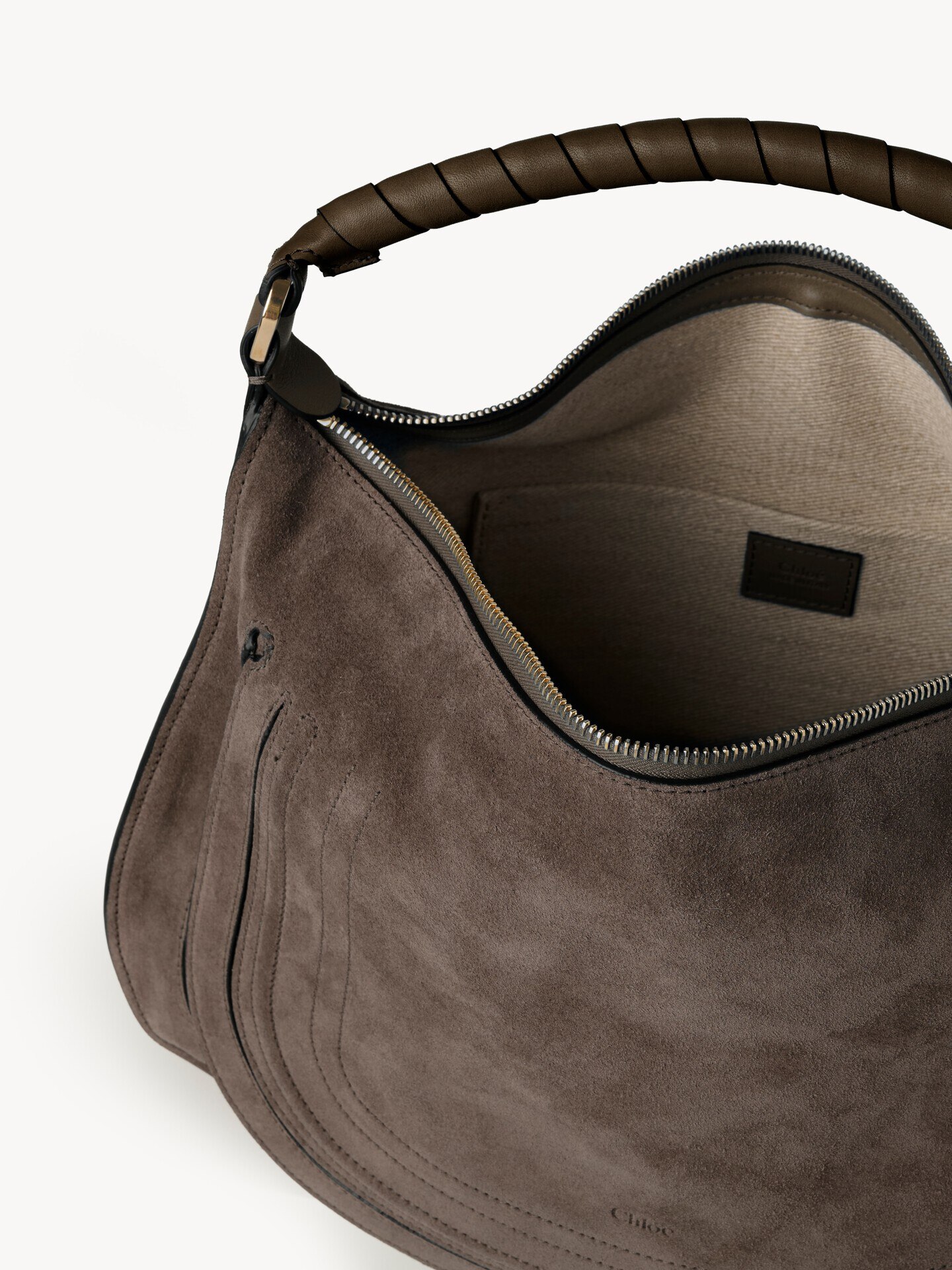 Bolso de hombro Marcie de ante - 6