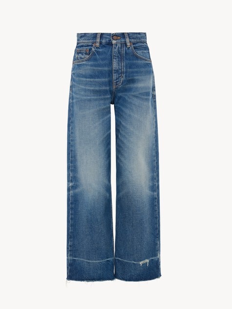 Bootcut jeans in denim
