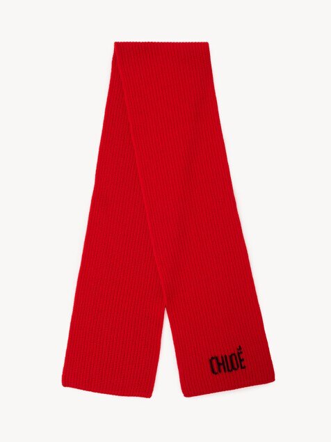 The Chlo&eacute; Joyful scarf in wool & cashmere