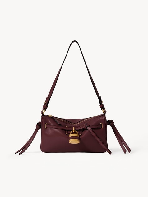 Mini Paddington Sling pouch with strap in soft leather
