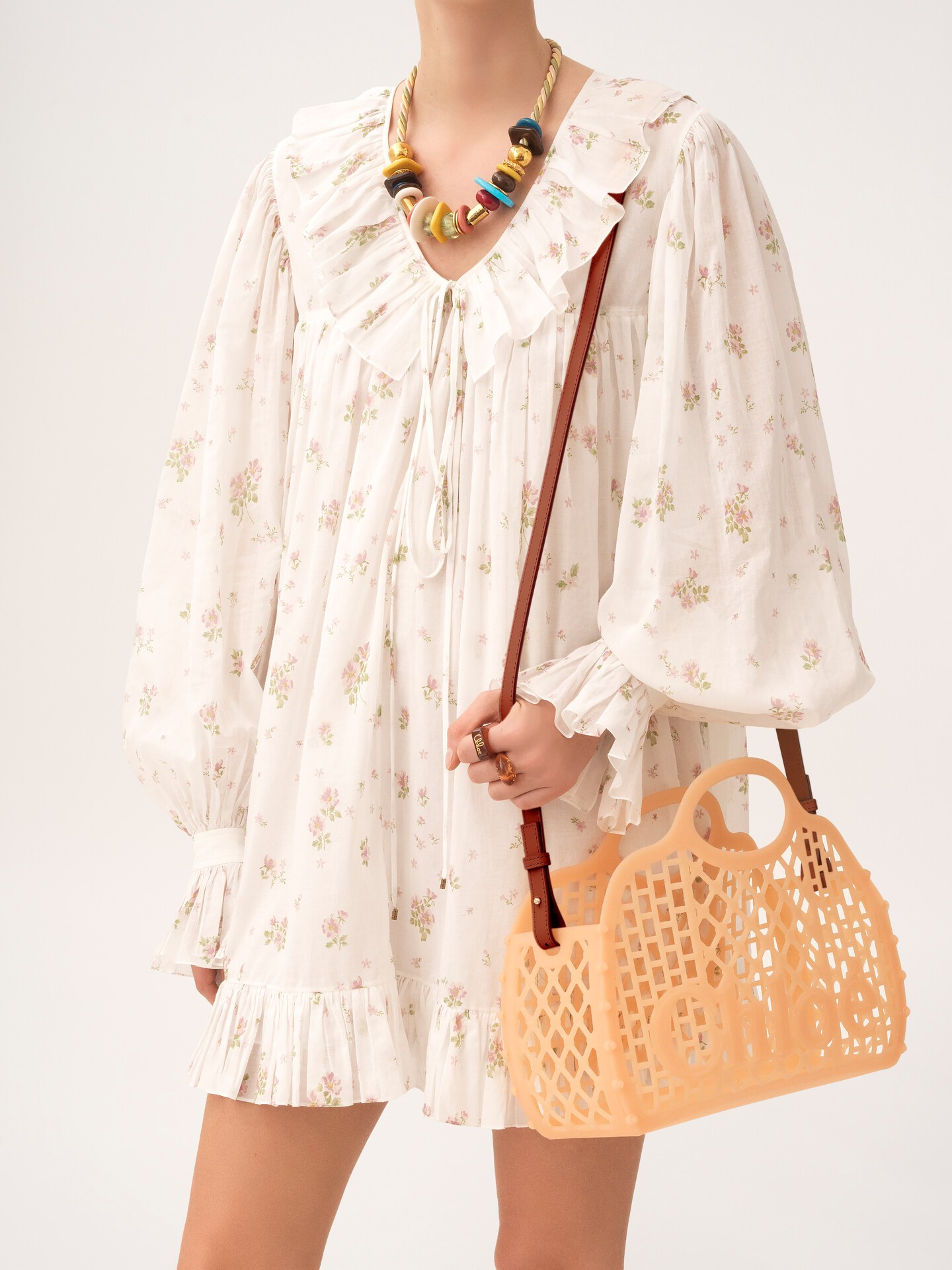 Chloé Cage tote bag in jelly - 3