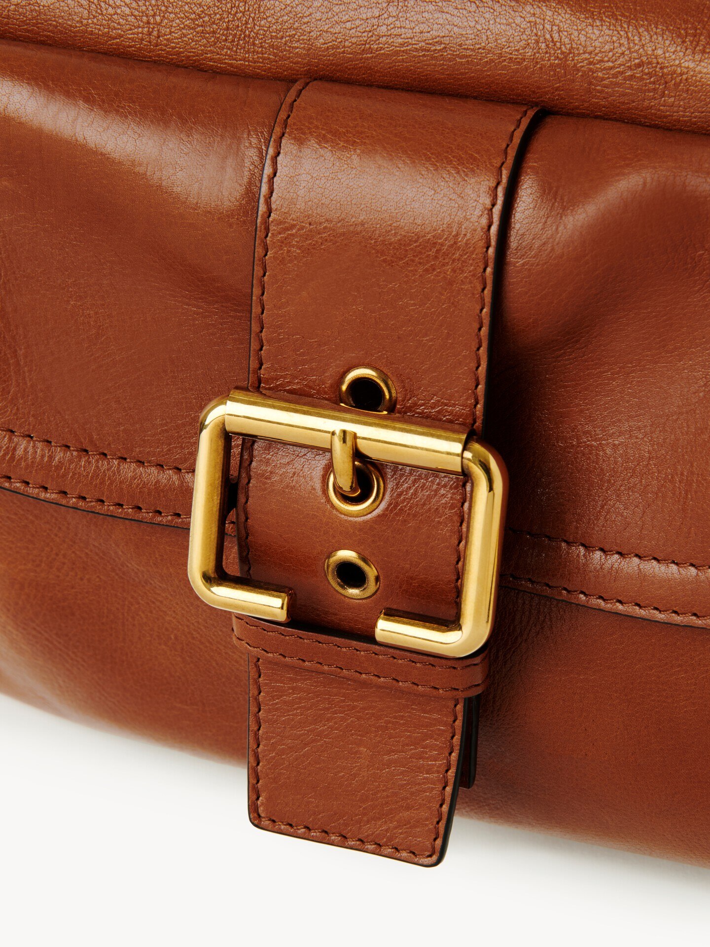 Camera bag in shiny leather - 8