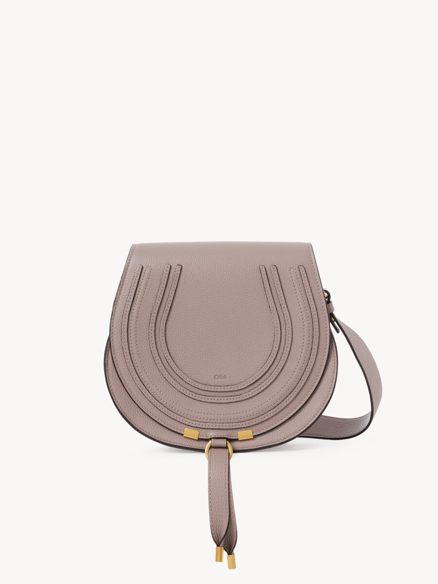 Bolso saddle Marcie de cuero granulado - 2