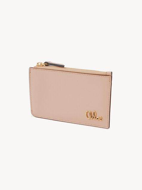 Small Chloé Iconic purse with card slots in grained leather