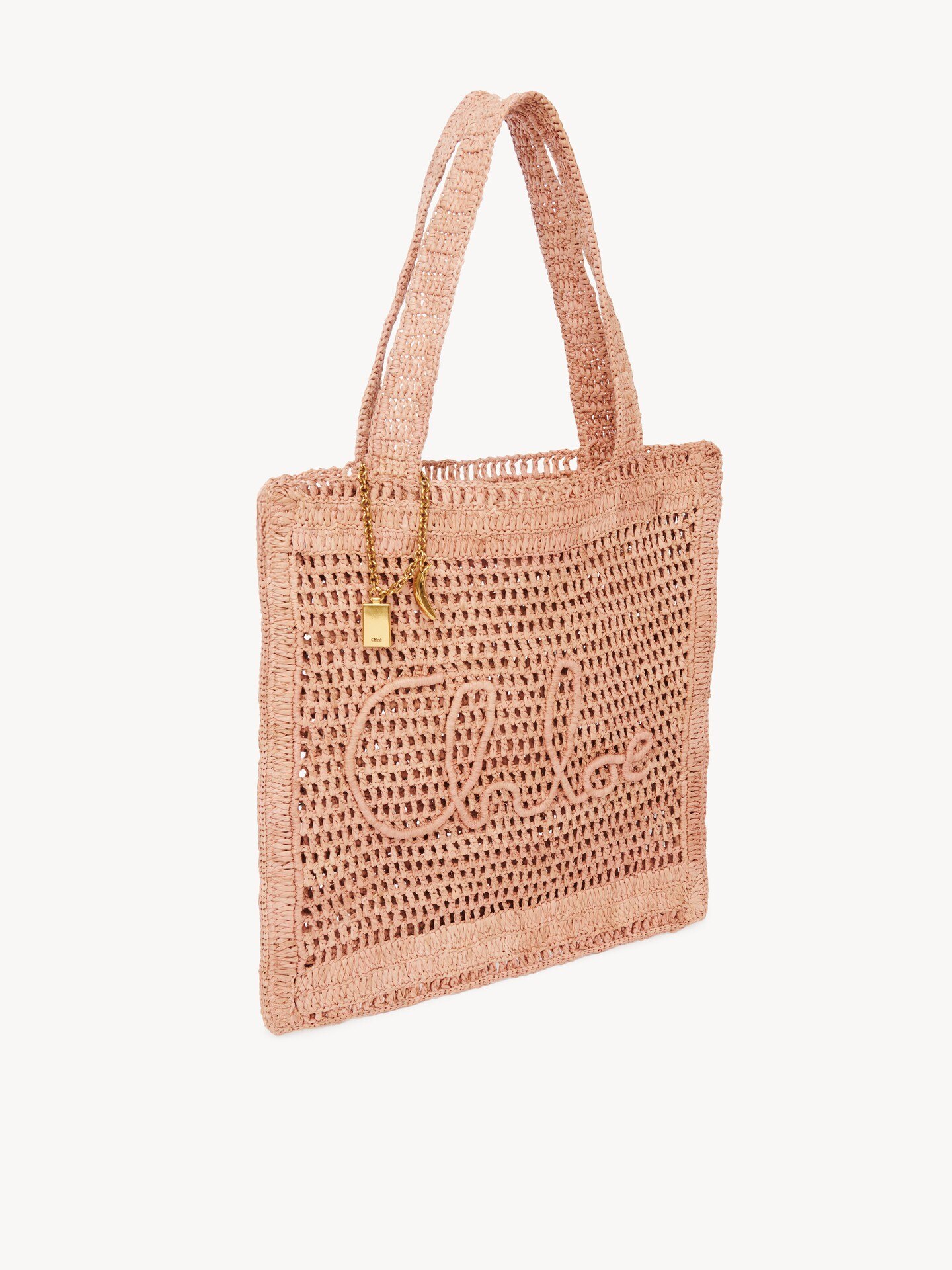 Bolso tote Summer Banana de rafia - 6