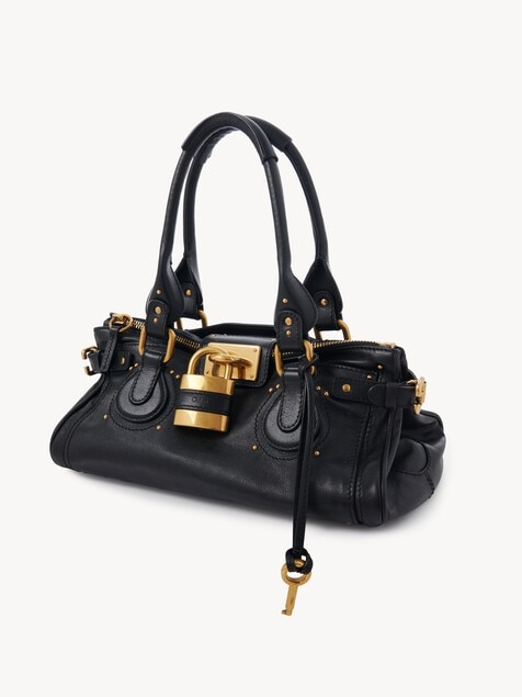 Bolso Paddington de cuero granulado