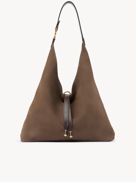 Marcie hobo bag in nubuck leather