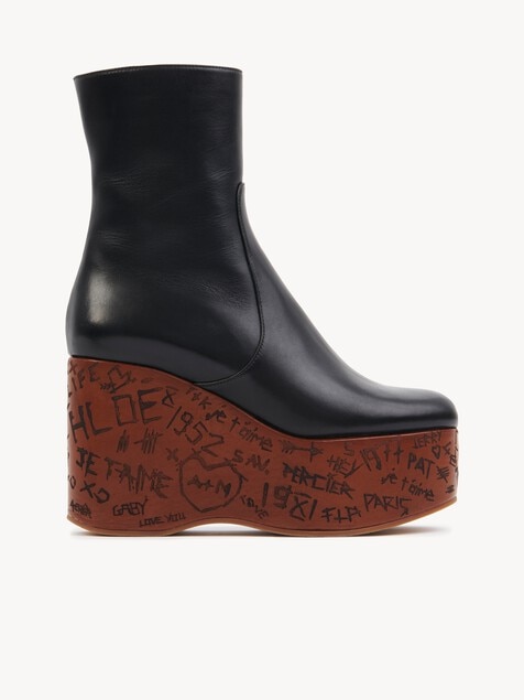Maxime wedge ankle boot