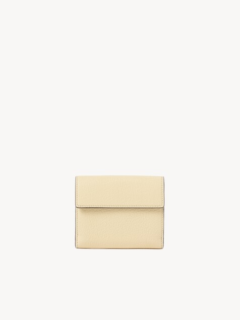 Monedero tarjetero Envelope peque&ntilde;o de cuero granulado