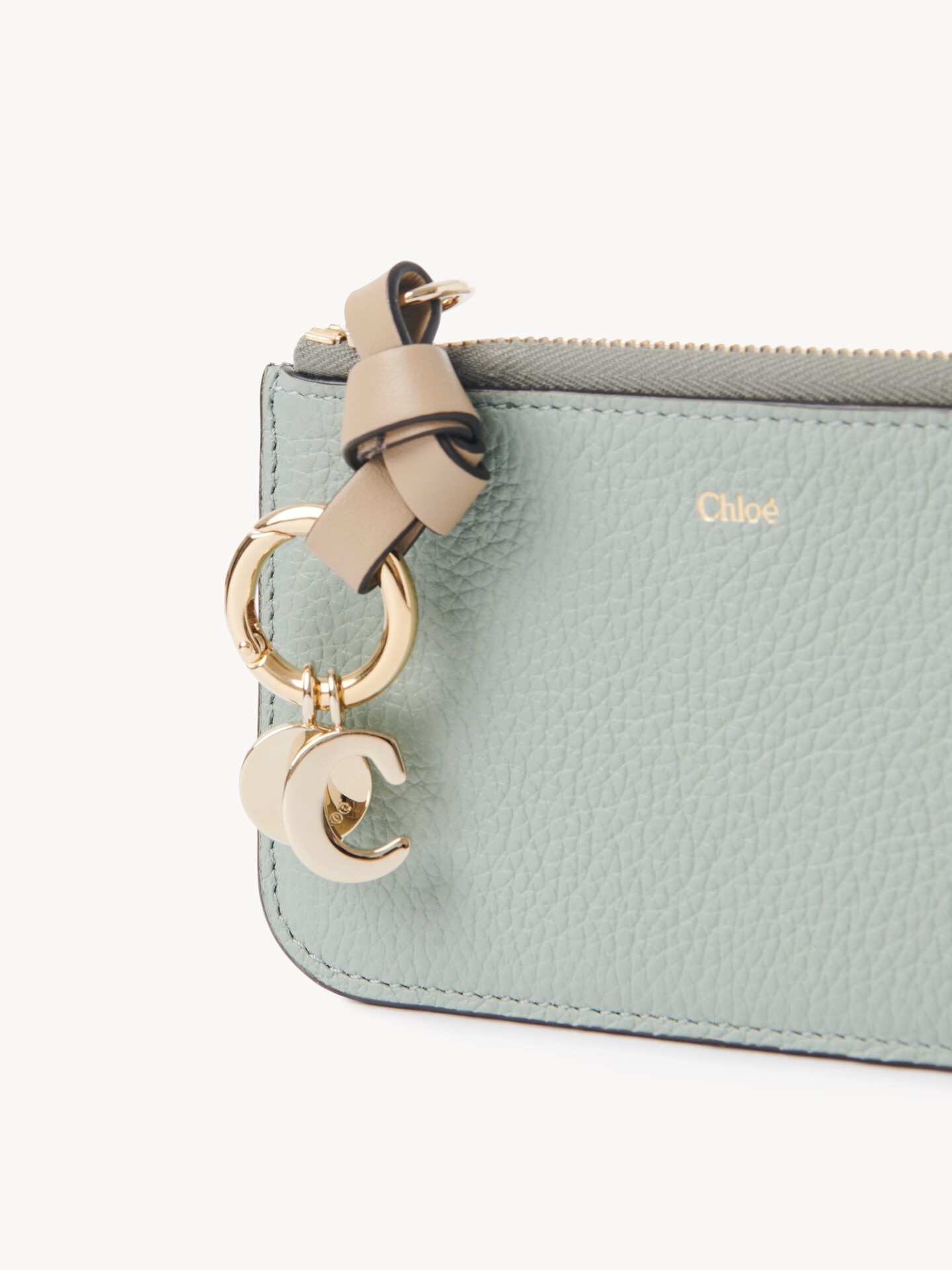 Alphabet purse in grained leather - 6