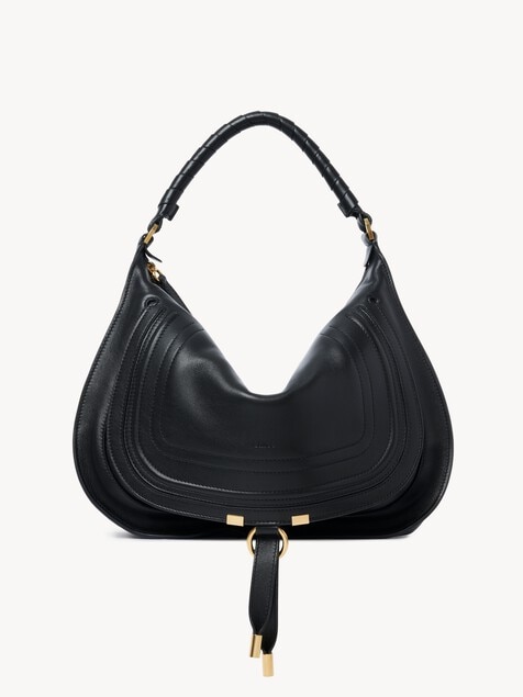 Bolso de hombro Marcie de cuero suave