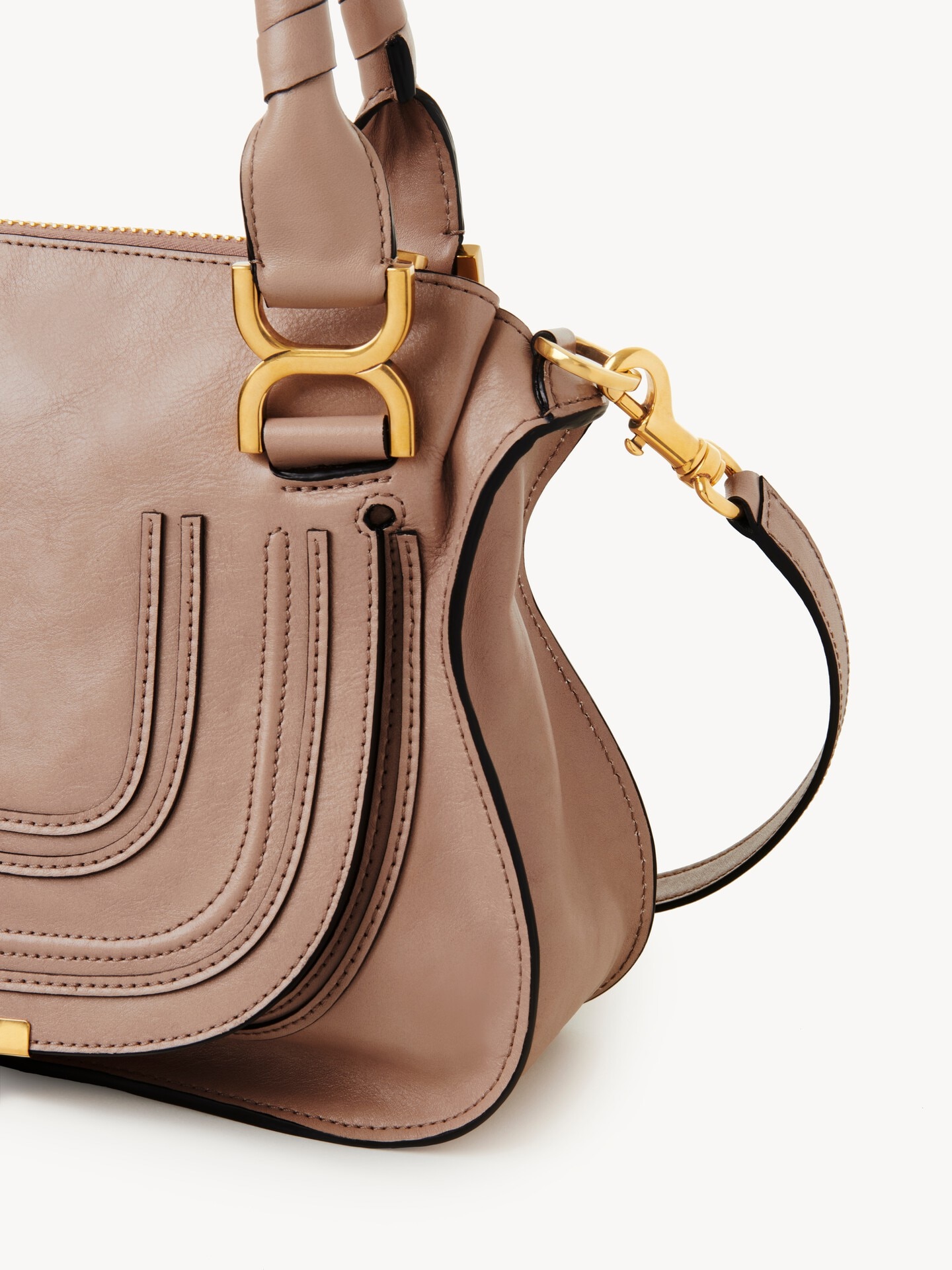 Small Marcie bag in shiny leather - 4