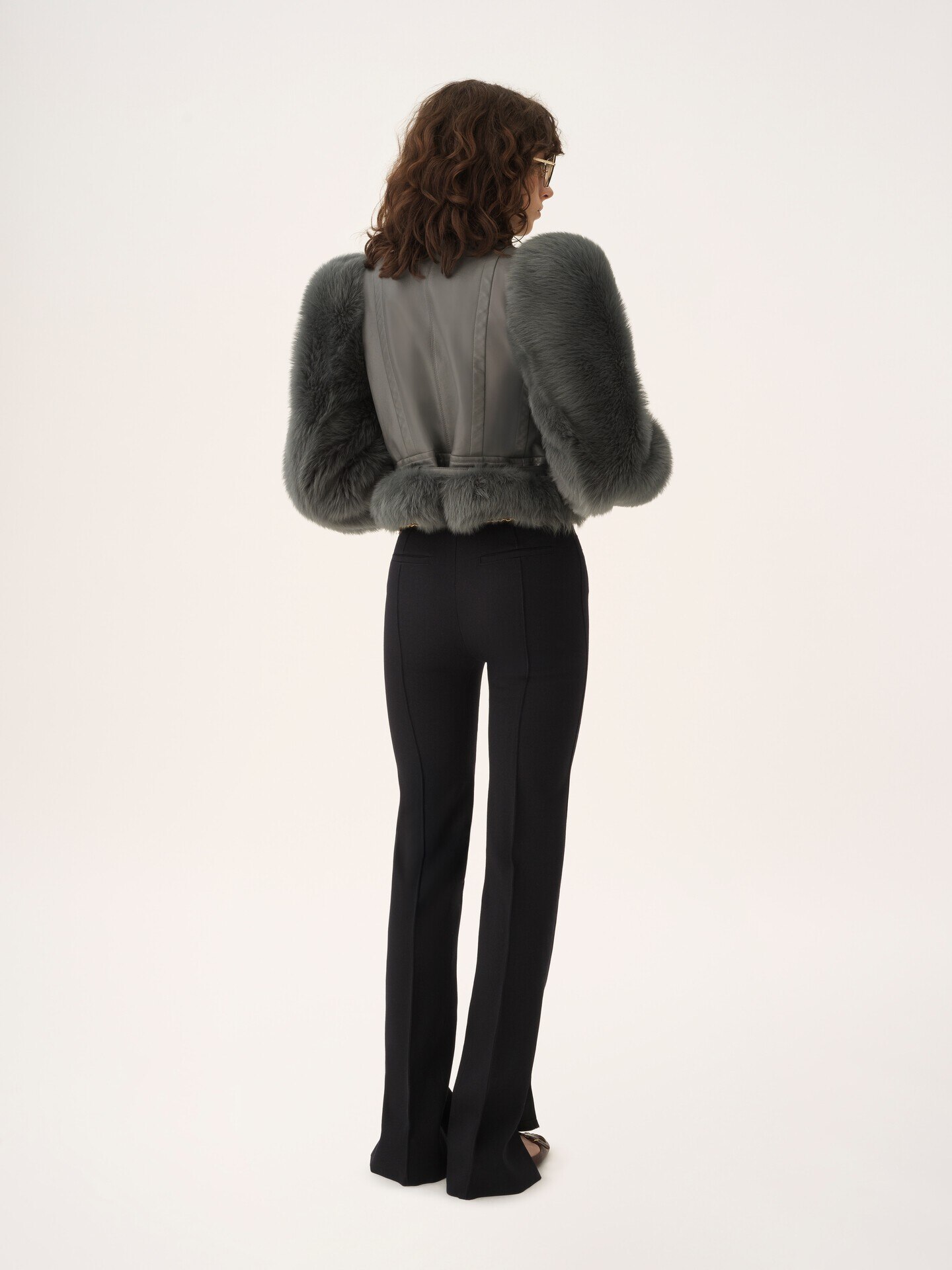 Pantalones de sastre de gabardina de lana - 4