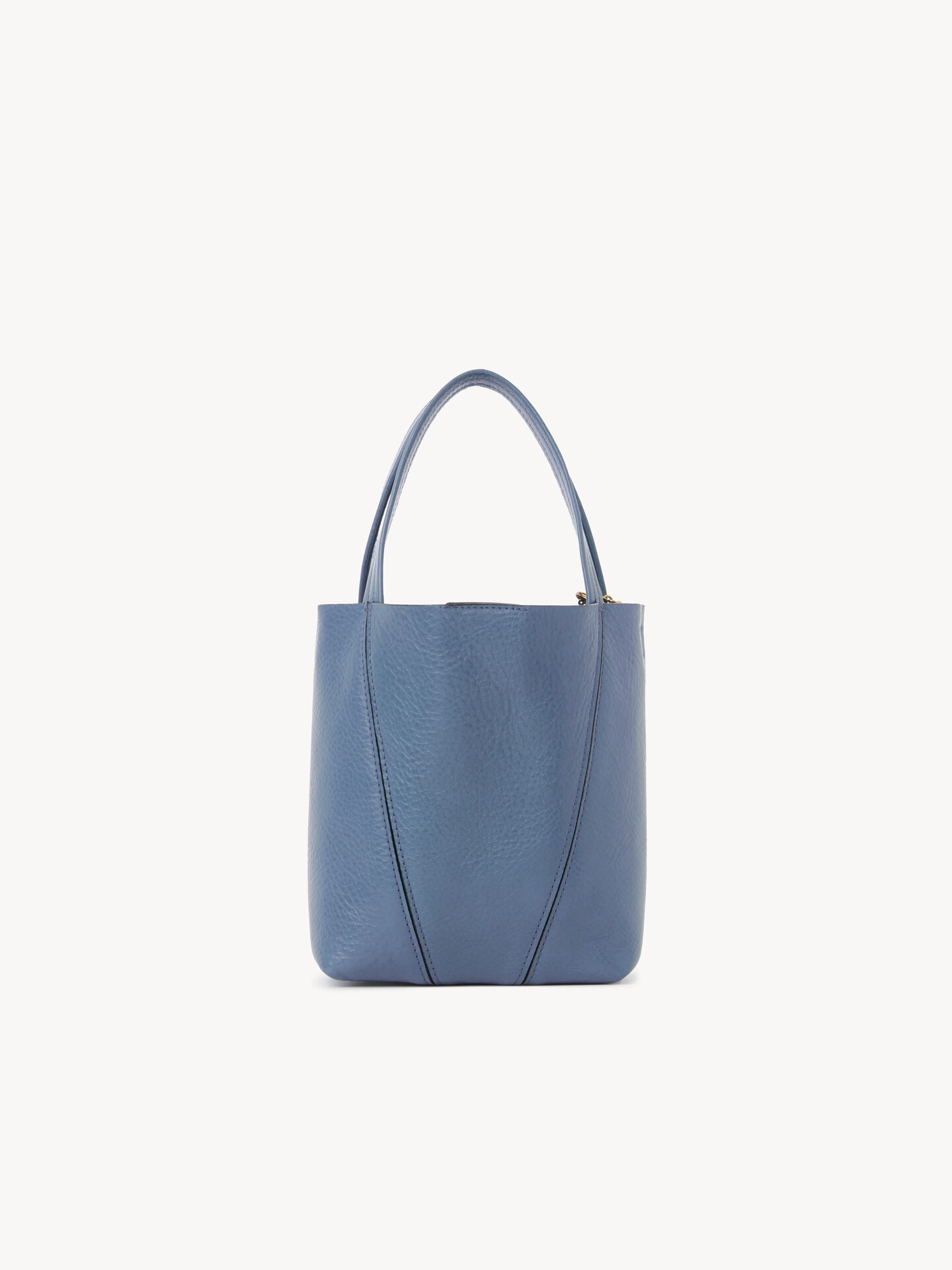 Small Chlo&eacute; Spin tote bag in grained leather - 5
